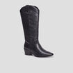 Bottes santiags bouts pointus noir femme