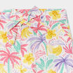 Short slouchy fluide ceinturé ecru fille