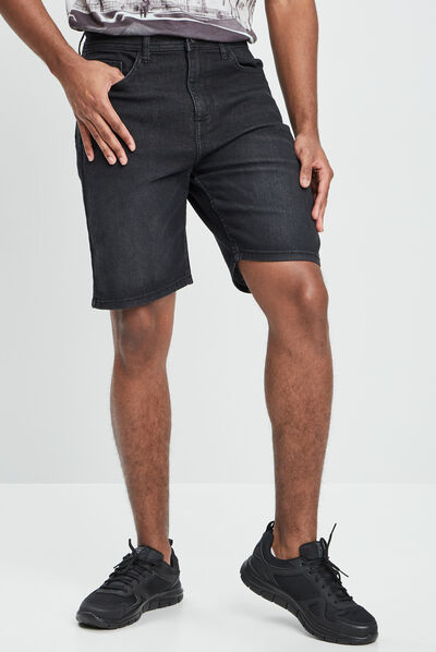 Bermuda regular noir homme