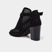 Sandales &agrave; talons noir femme