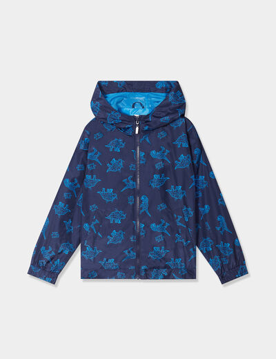Blouson à capuche bleu marine garçon