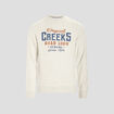 Sweat à col rond Creeks ivoire homme