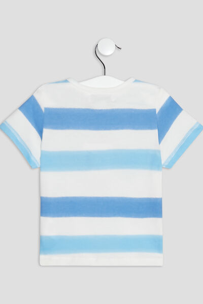T-shirt manches courtes Creeks ecru bébé garçon