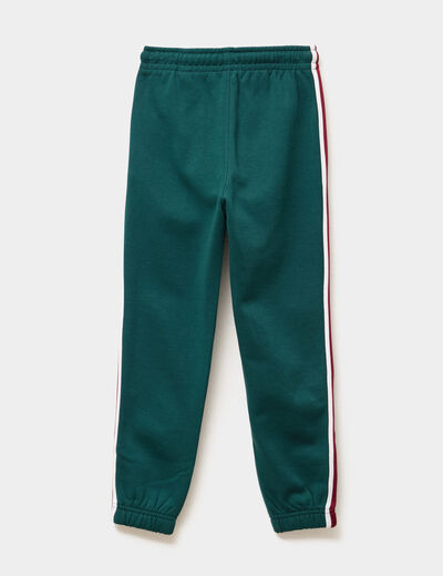 Pantalon de jogging regular élastiqué vert foncé garçon