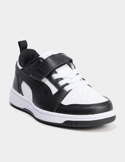 Tennis basses &agrave; lacets Puma Rebound V6 noir gar&ccedil;on