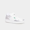 Baskets montantes Kickers Tylem gris argent femme