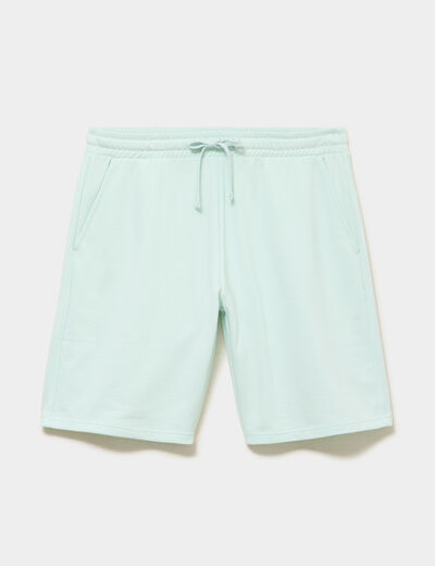 Short de jogging taille &eacute;lastiqu&eacute;e l&eacute;ger vert clair homme