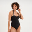 Maillot de bain une pi&egrave;ce dos nu noir femme