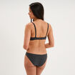Soutien-gorge corbeille padd&eacute; microfibre gris femme