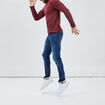 Jeans slim stretch denim double stone homme