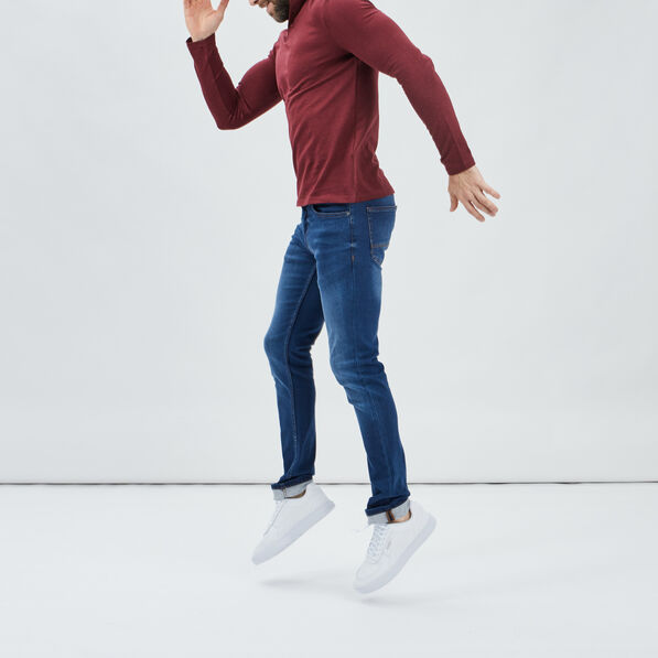 Jeans slim stretch denim double stone homme