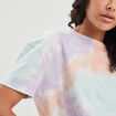 T-shirt cropped oversize Creeks rose femme