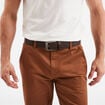 Ceinture Creeks marron homme