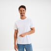 T-shirt en coton manches courtes blanc homme