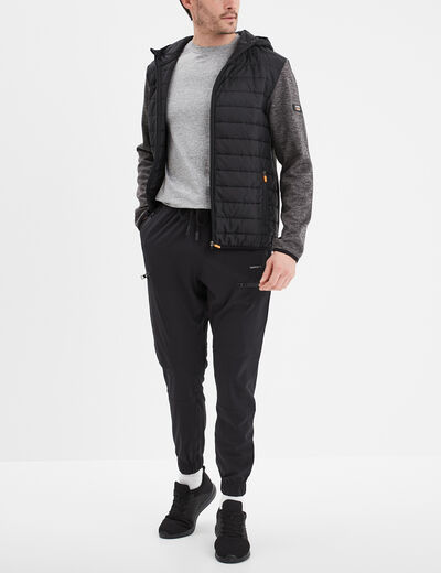 T-shirt technique outdoor léger Trappeur gris clair homme