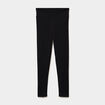 Legging taille haute coton noir femme