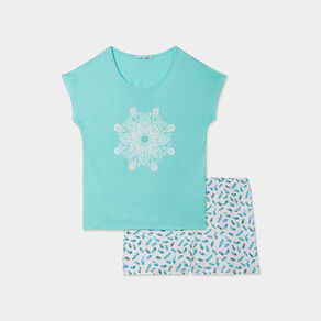 ensemble pyjama 2 pieces short gris clair femme Ensemble pyjama 2 pièces short gris clair femme