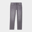 Jeans regular 5 poches denim gris homme