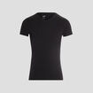 T-shirt manches courtes ajusté noir homme