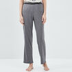 Bas de pyjama gris foncé femme