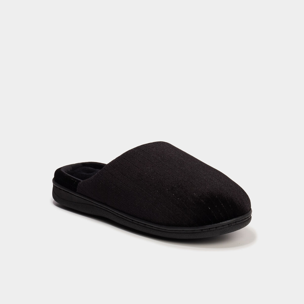 Chaussons mules noir femme