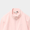 Gilet effet polaire zipp&eacute; col montant rose clair fille