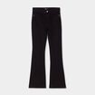 Jeans flare 5 poches denim noir femme