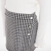 Jupe-short ajustée détail boutons ecru fille
