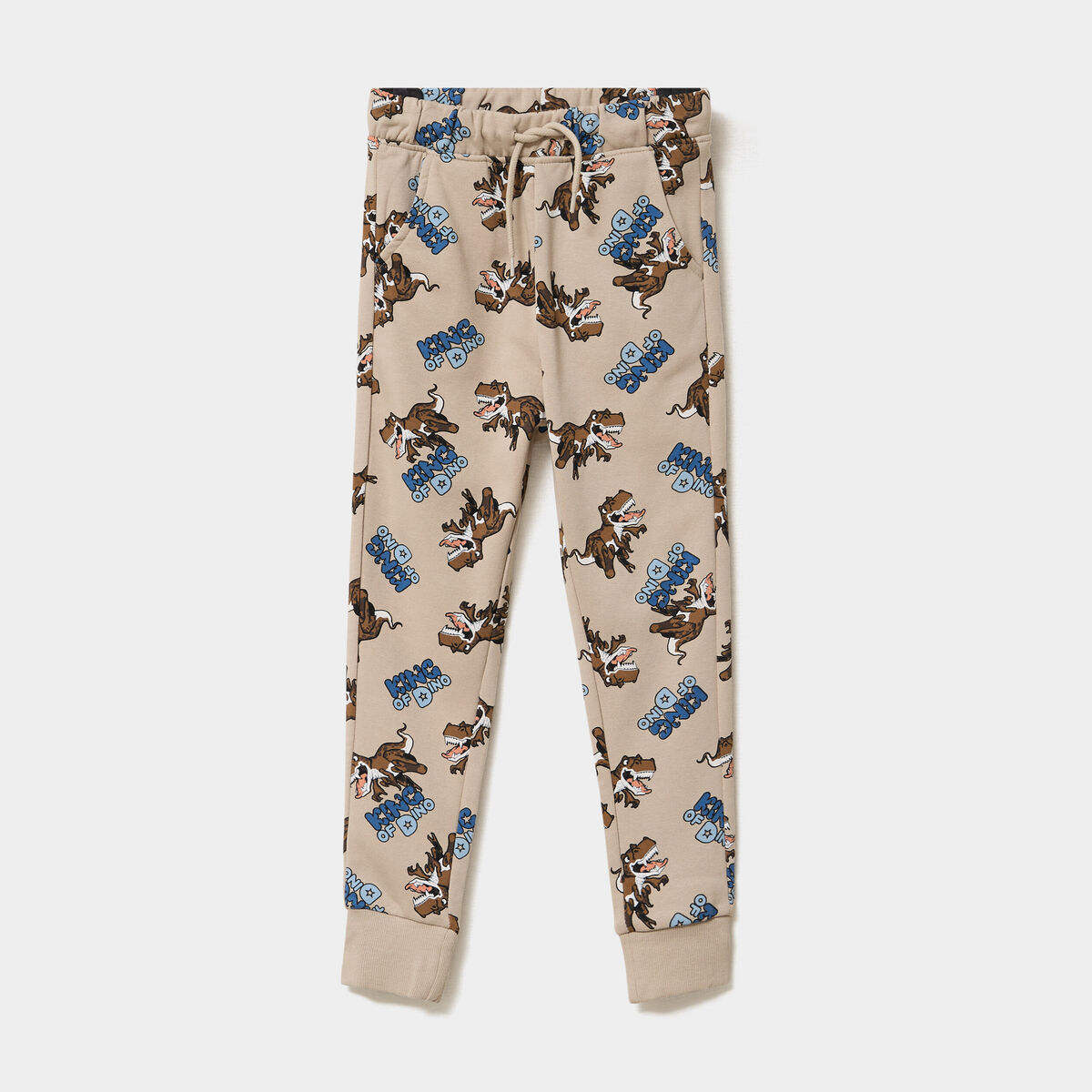 Pantalon de jogging regular beige gar&ccedil;on