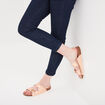 Mules métallisées Kickers rose femme