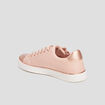 Baskets tennis basse rose champagne femme