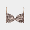 Soutien-gorge corbeille padd&eacute; microfibre ivoire femme