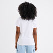 T-shirt col rond manches courtes Stitch blanc femme