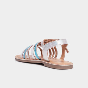 sandales brides irisees en cuir creeks bleu fille Sandales brides irisées en cuir Creeks bleu fille