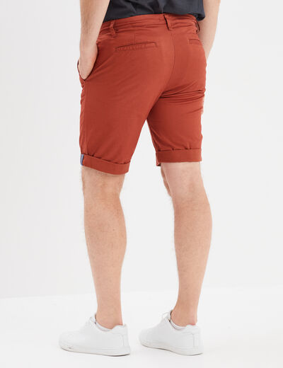 Short chino slim Creeks rouge homme