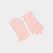 Gants effet polaire rose fille