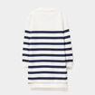 Robe sweat manches longues ecru fille