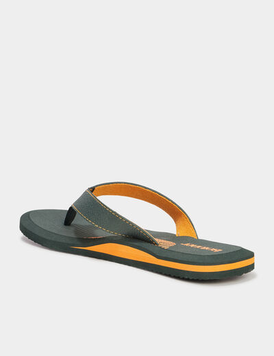 Tongs Isotoner vert homme