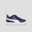 Tennis à scratchs Puma Courtflex bleu marine bébé garçon