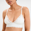 Soutien-gorge triangle paddé blanc femme