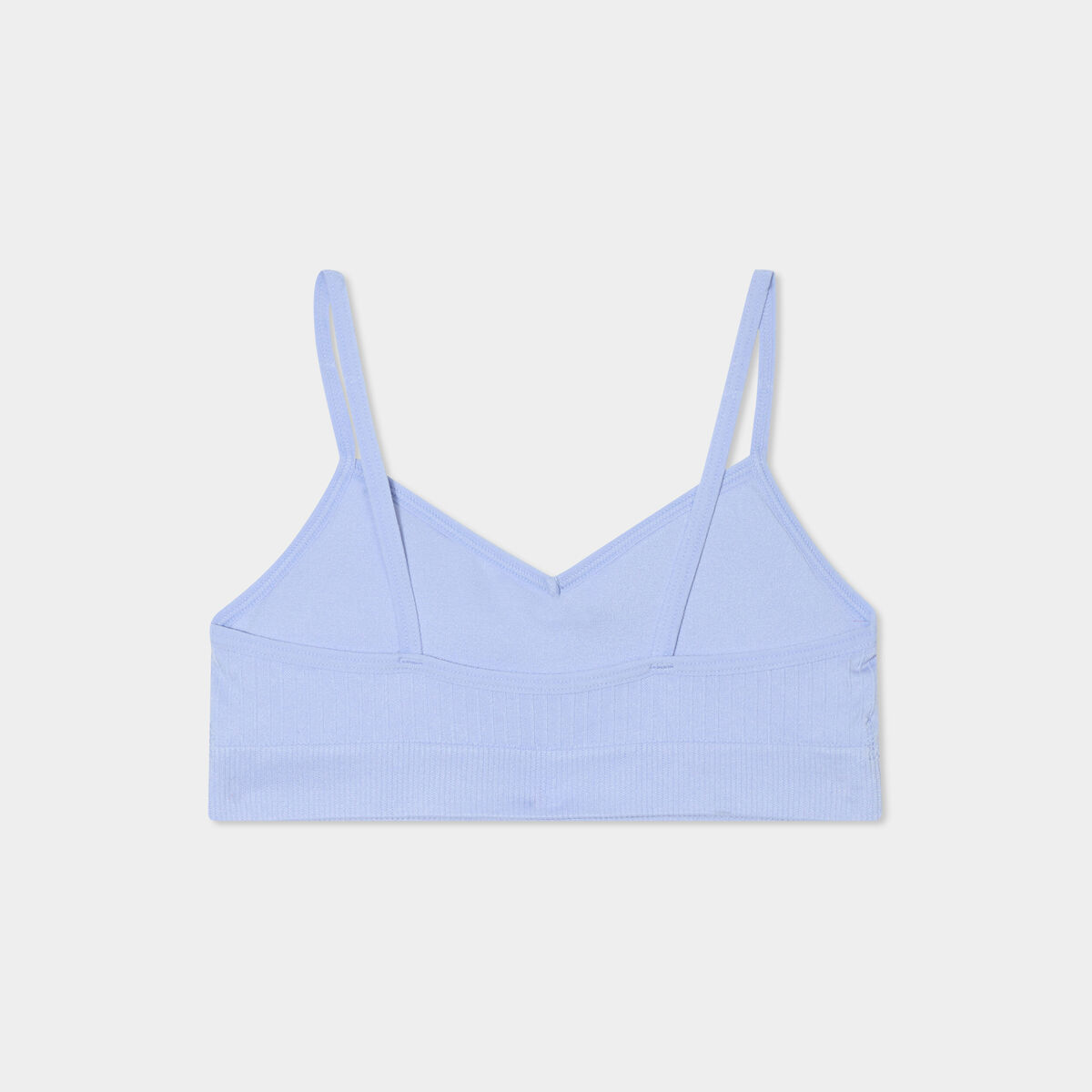 Brassière sans couture bleu fille