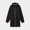Parka imperm&eacute;able coupe-vent &agrave; capuche noir homme
