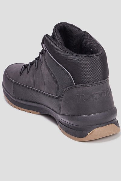 Bottines à lacets Trappeur Boki noir homme