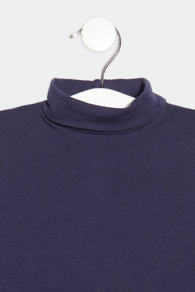 T-shirt manches longues bleu marine bébé garçon