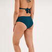 Bas de maillot de bain shorty bleu p&eacute;trole femme