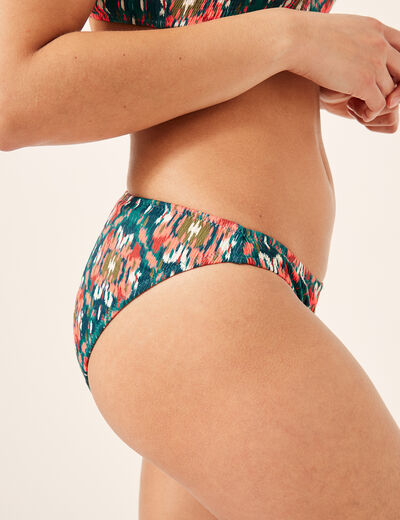 Bas de maillot de bain coordonnable bleu pétrole femme