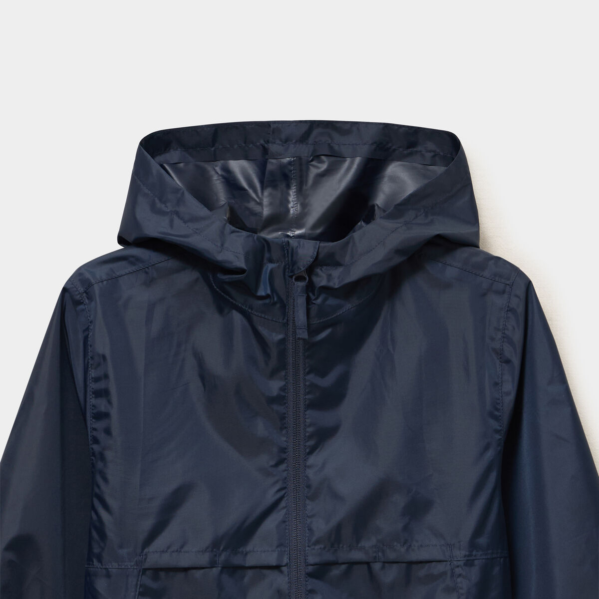 Veste imperm&eacute;able coupe-vent bleu marine mixte