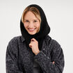 Cagoule en maille tricot noir femme