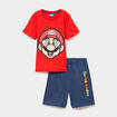 Ensemble pyjama short Super Mario bleu lavande gar&ccedil;on
