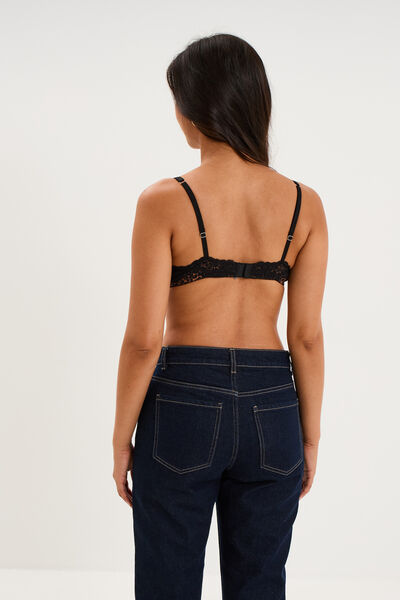 Soutien-gorge corbeille padd&eacute; marron femme